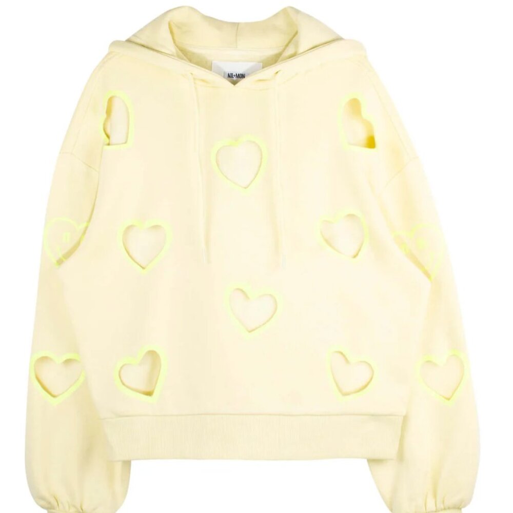 GIVEAWAY - NIL+MOON 'Flying Hearts Cut-Out" Hoodie